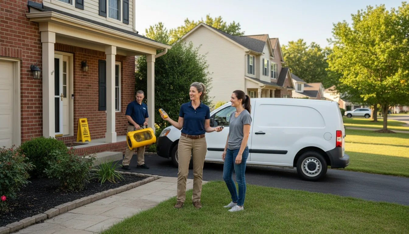 Water restoration image for Dehumidification And Cleanup Services in Nokesville, VA